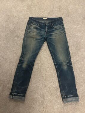 Slim Fit Men's Jeans in Faded Indigo